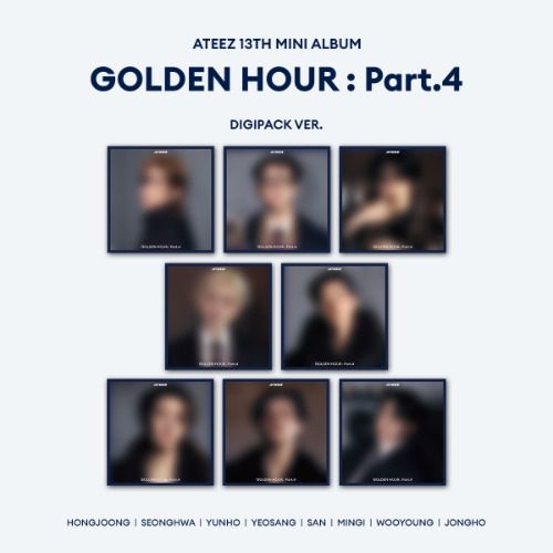 ATEEZ - "GOLDEN HOUR : Part.4" (DIGIPACK Ver.) (PREORDEN)