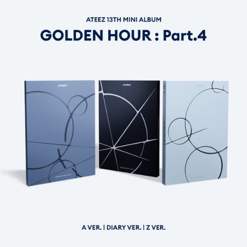 ATEEZ - "GOLDEN HOUR : Part.4" (A Ver. / Diary Ver. / Z Ver.) (PREORDEN)